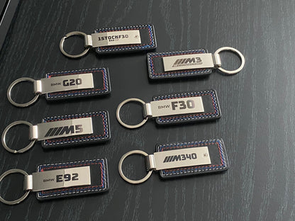 BMW Series/Chasis Customizable Keychains